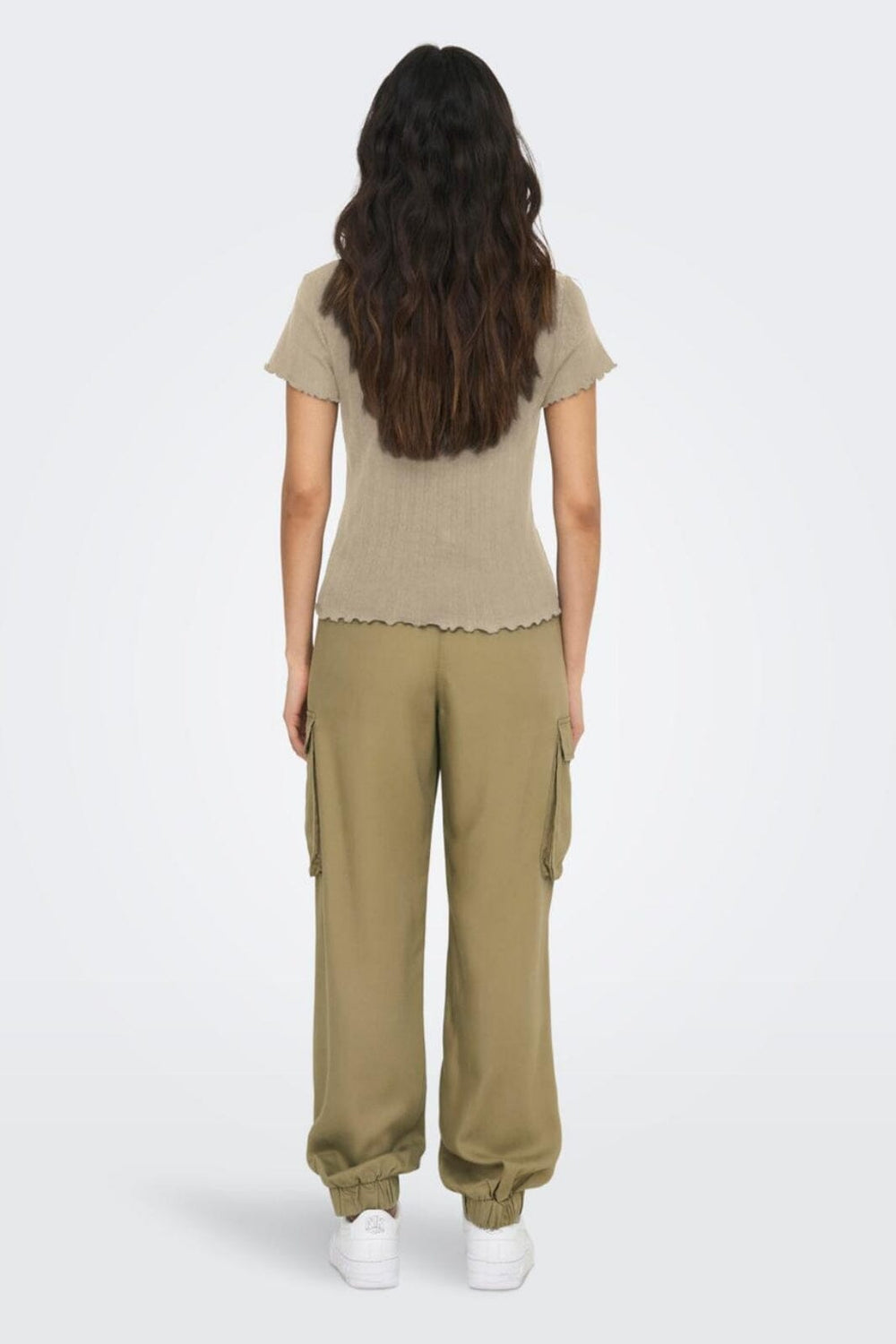Only - Onlcarlotta S/S Top - 3874836 Humus T-shirts