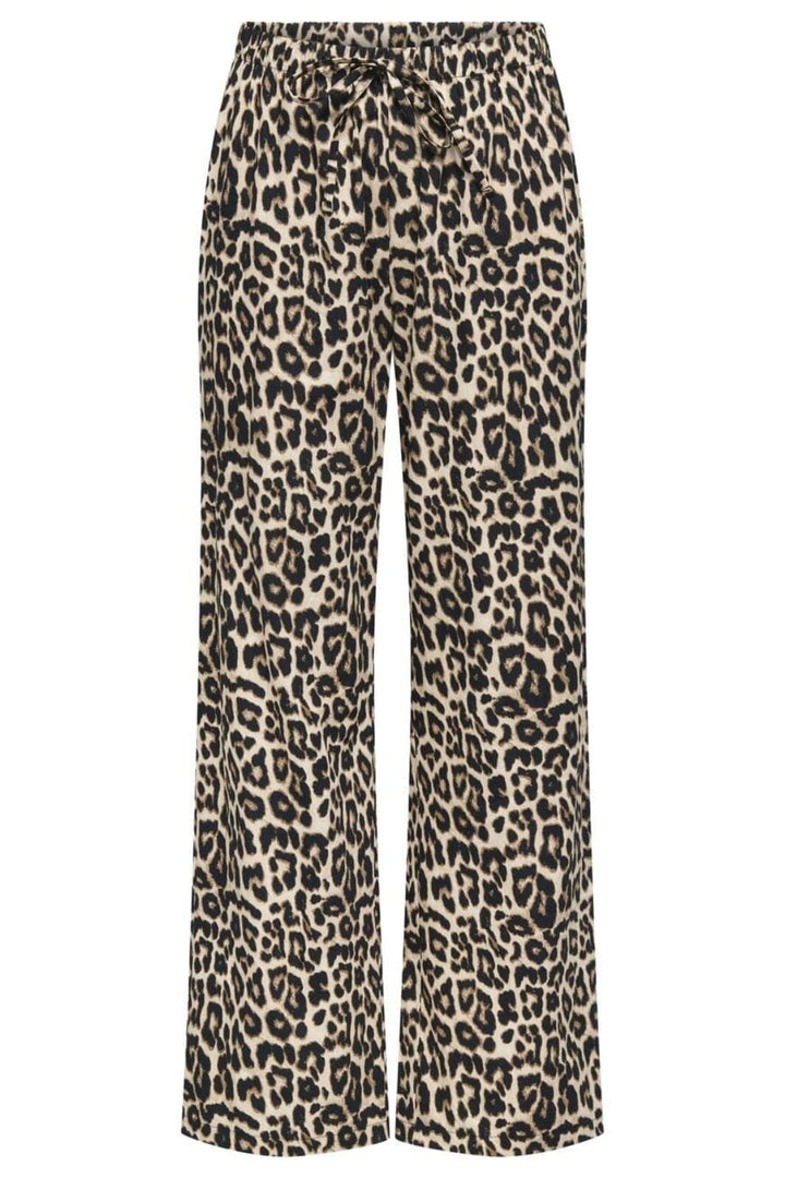 Only - Onlclara Pullup Pant - 4722545 Black Leo Bukser