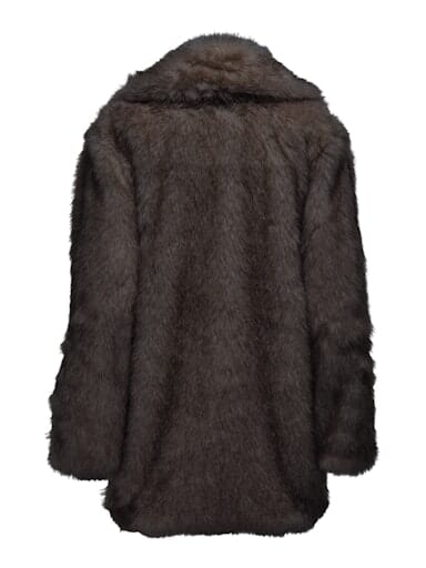 Only - Onldawn Life Faux Fur Coat Cc - 4852235 Chocolate Torte Frakker