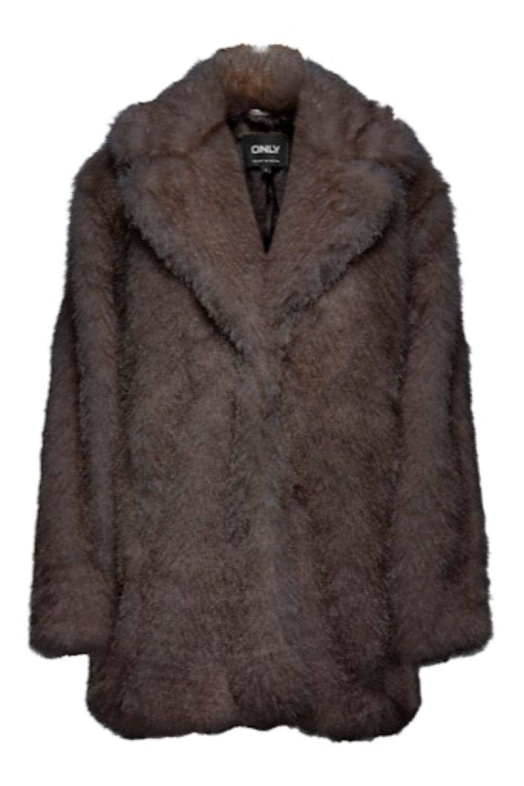 Only - Onldawn Life Faux Fur Coat Cc - 4852235 Chocolate Torte Frakker