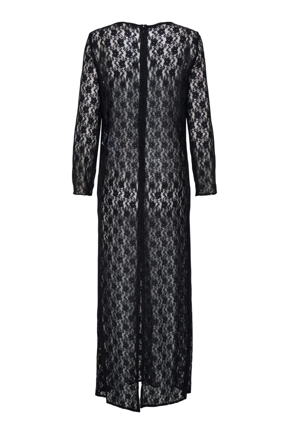 Only - Onlfrederikke Cali Life Ls Lace Dresswvn - 4855481 Black