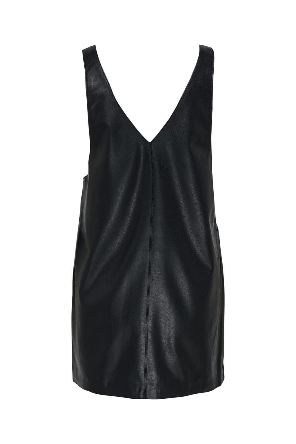 Only - Onlheidi Faux Leather Spencer Dress - 4851972 Black