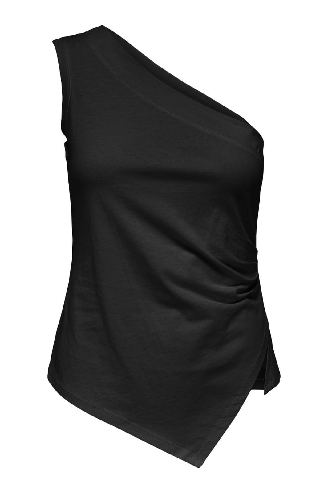 Only - Onlindy S/L One Shoulder Top Box - 4832587 Black Toppe