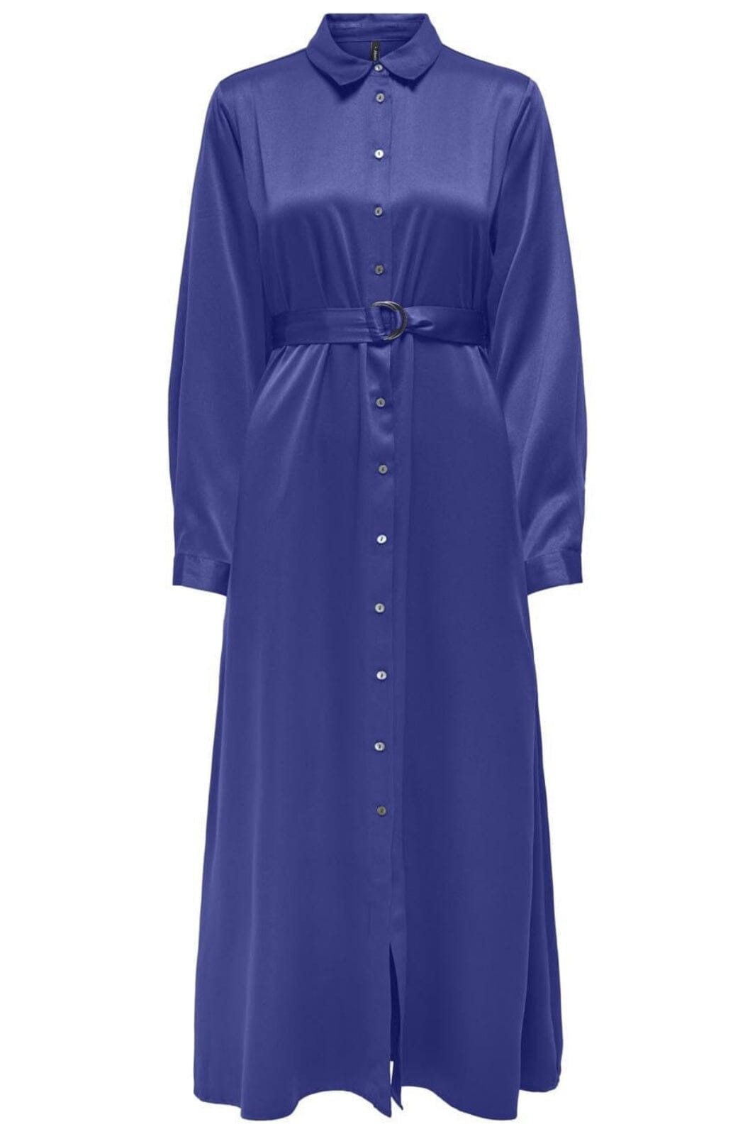Only - Onljane Life L/S Belt Shirt Dress - 4663020 Clematis Blue Kjoler