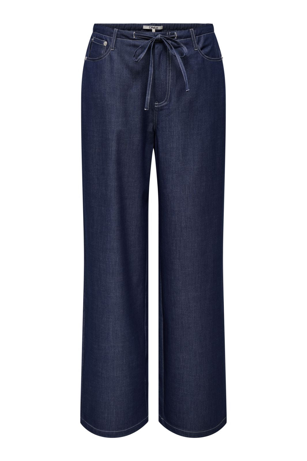 Only - Onljina Wide Stitch Pant Cc - 4787468 Naval Academy W. Contrast Stitch Bukser