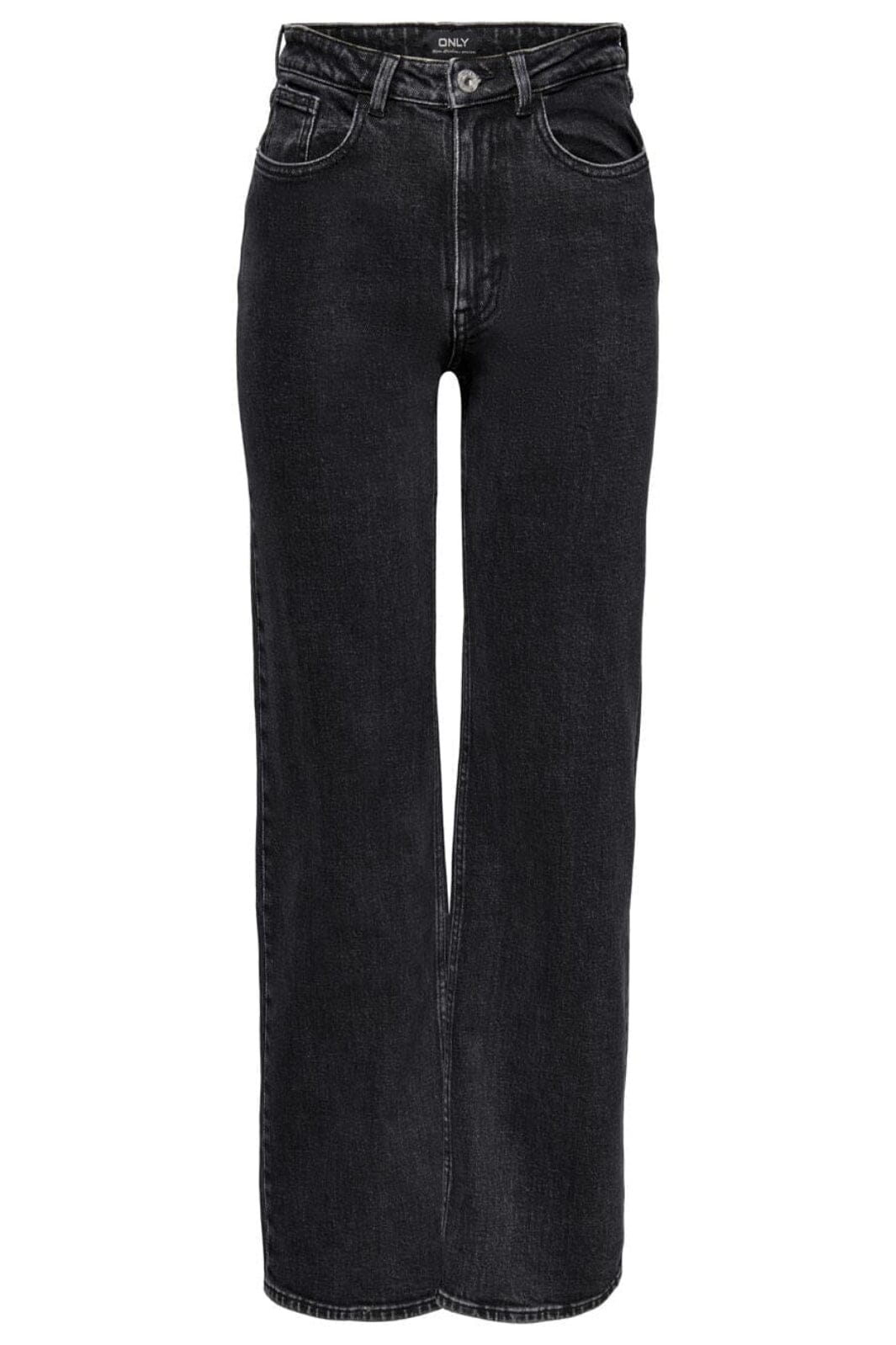 Only - Onljuicy Wide Leg Rea244 - 3860807 Black Denim Nas244 Jeans