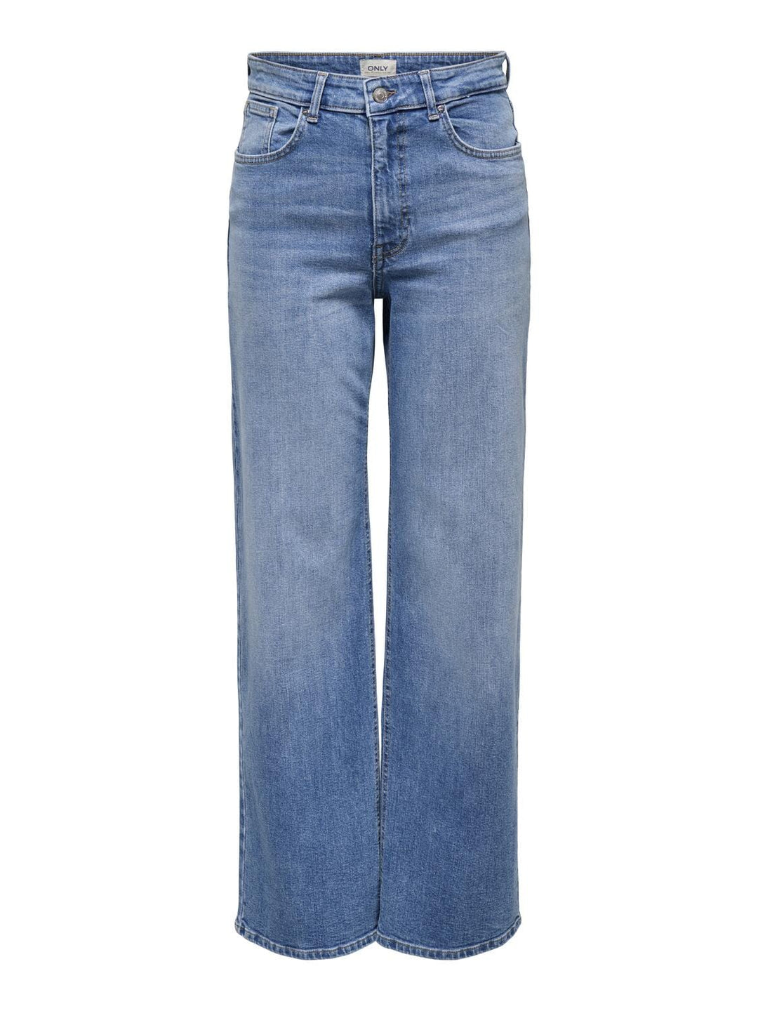 Only - Onljules Wide Leg Tai - 4684153 Medium Blue Denim Jeans