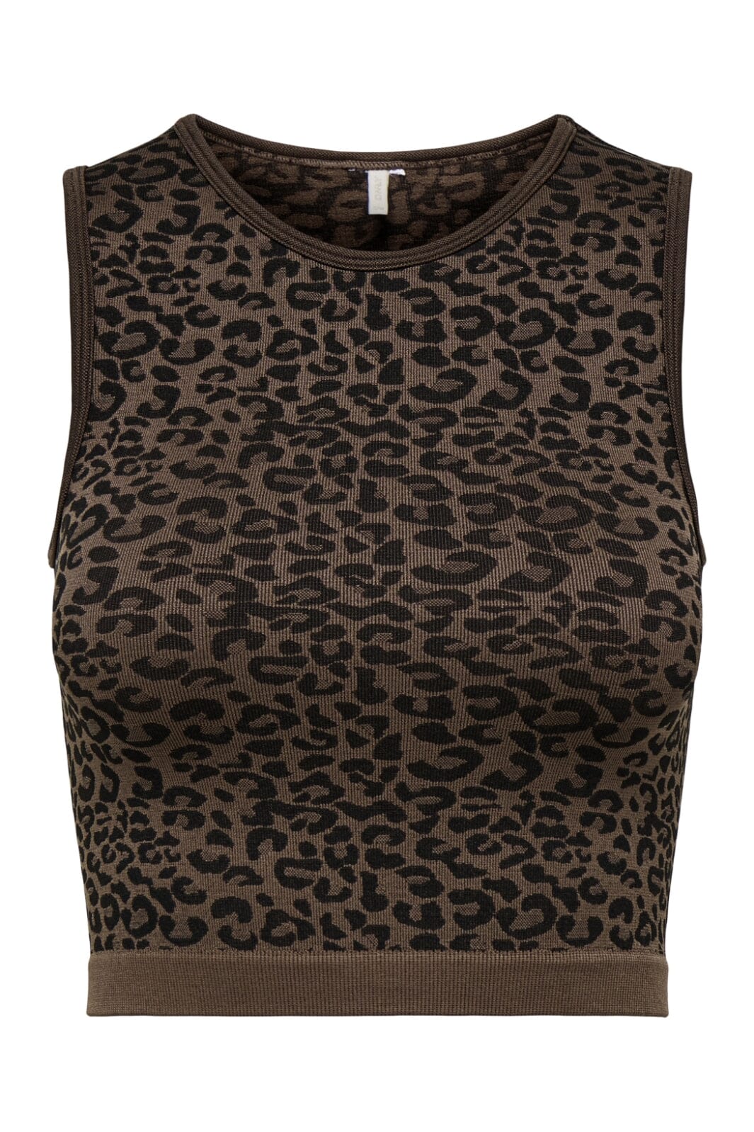 Only - Onljungle Seamless Animal Tank Top Acc - 4757835 Pinecone Leopard Pattern