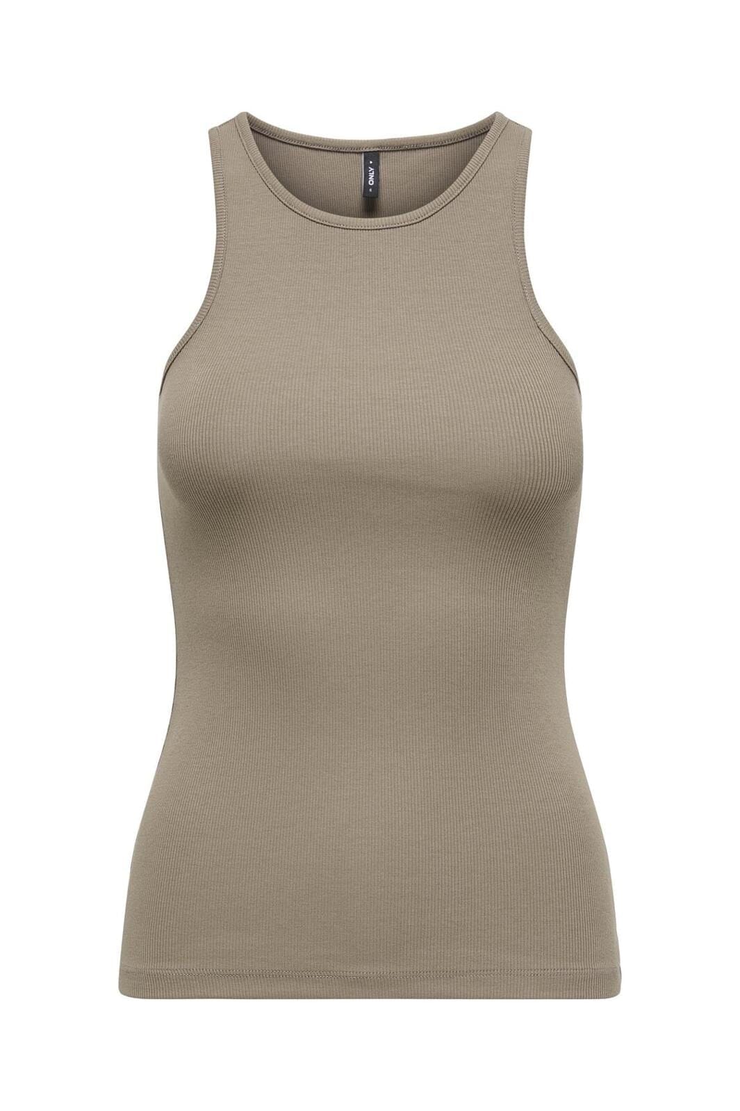 Only - Onlkenya Life Rib Tank Top 15234659 - 4668927 - Walnut