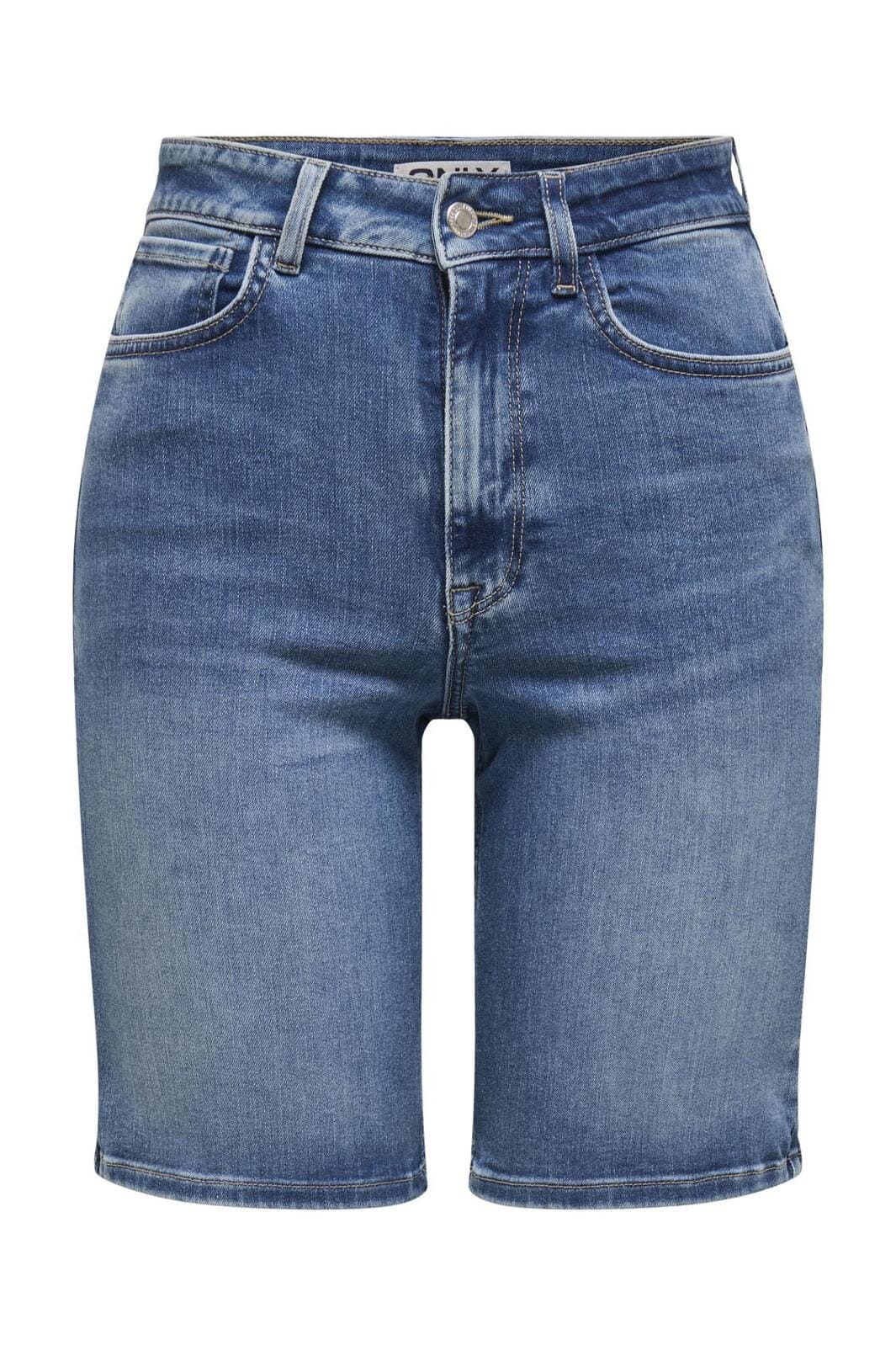 Only - Onlmadison Blush Shorts Cro 15346089 - 4800086 - Medium Blue Denim