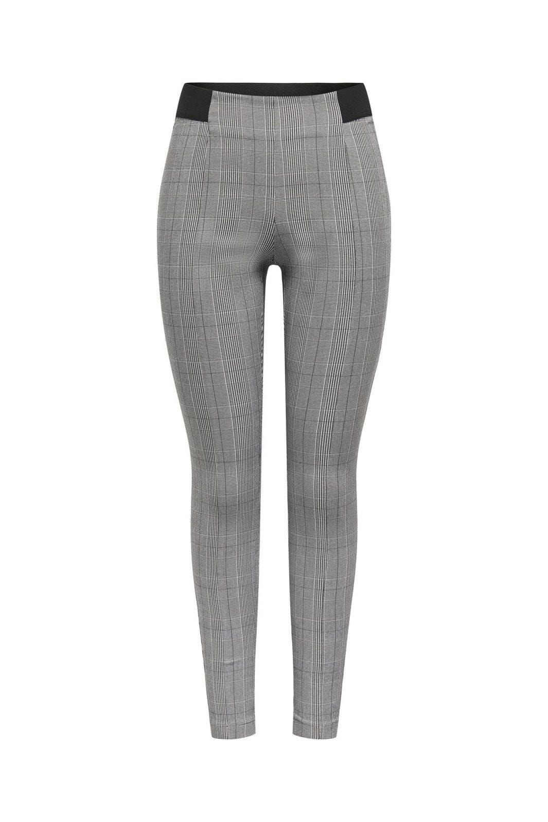 Only - Onlmedusa Life Check Legging - 4858738 Black White