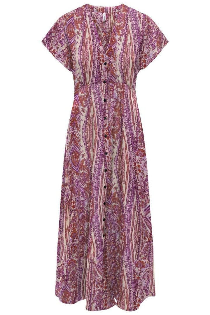 Only - Onlnova Life Elite Mollie Long Dress - 4697231 Fuchsia Fedora 617 Bohobabe Kjoler