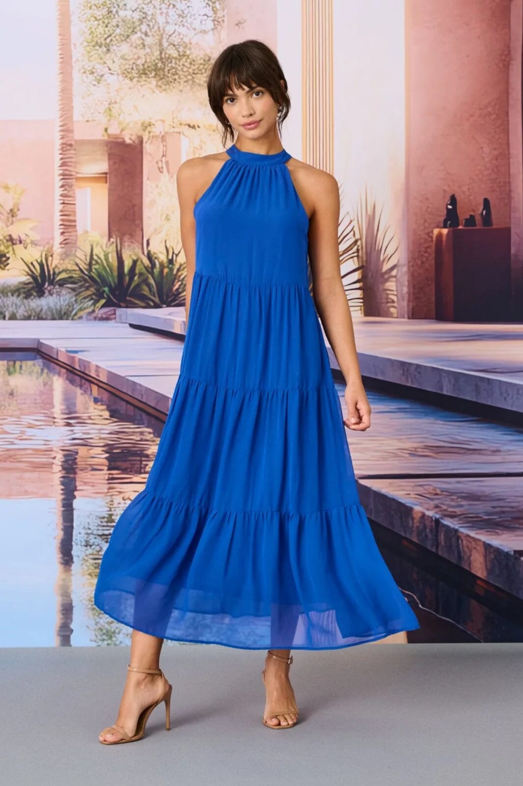 Only - Onlpetra Life Halter Neck Dress - 4871298 Surf The Web Kjoler