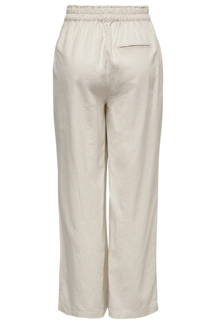Only - Onltokyo Linen Blend Pant - 3996929 Moonbeam Bukser
