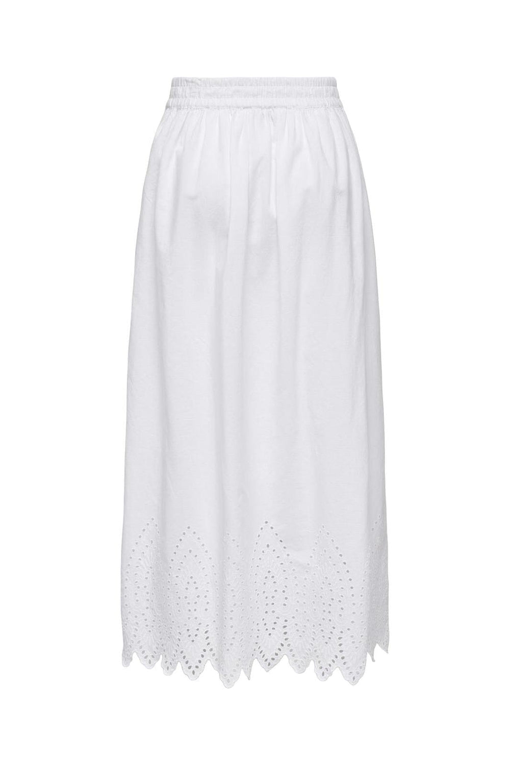 Only - Onltulum Emb Maxi Skirt - 4695534 Bright White Bright White Emb