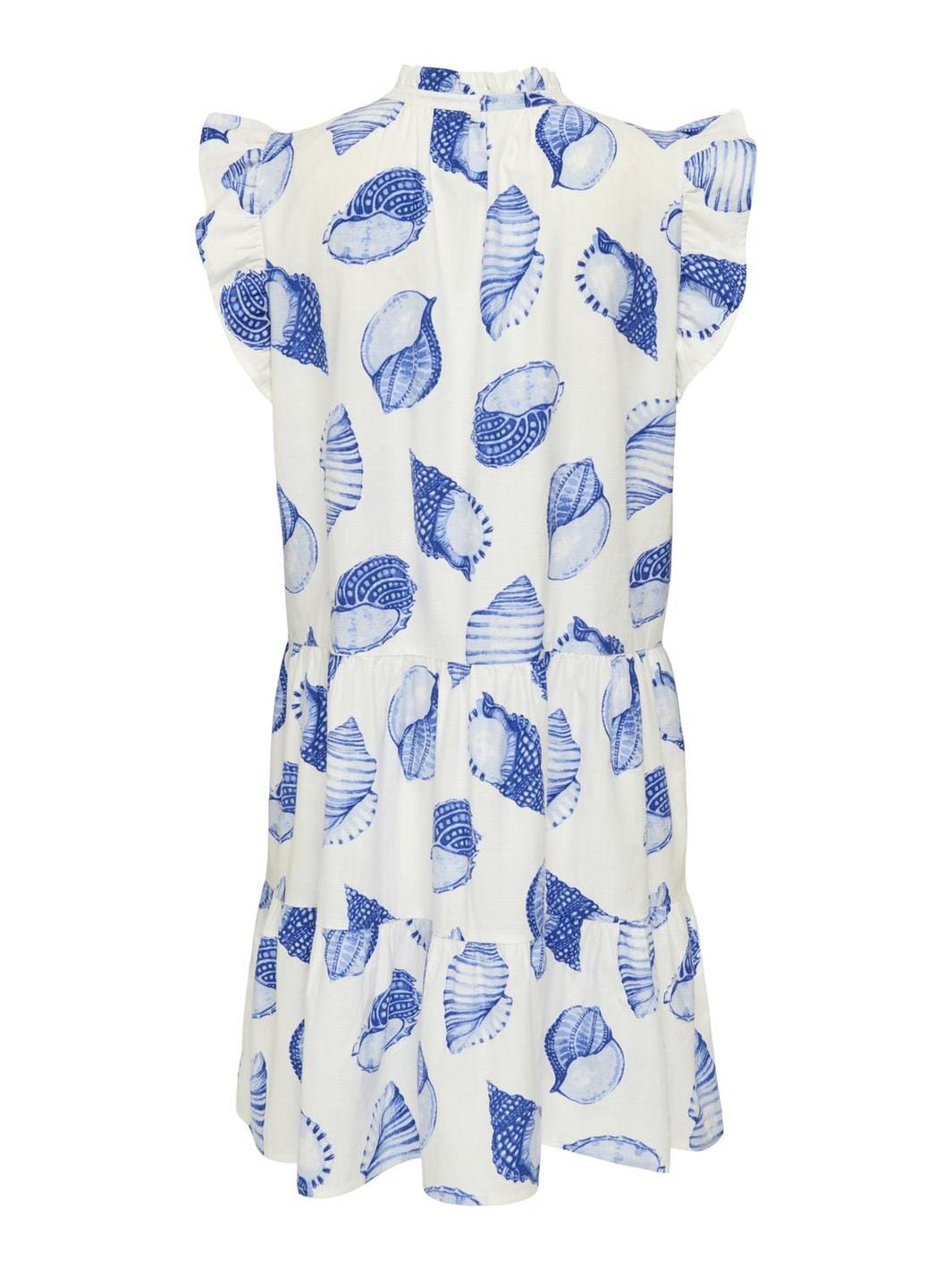 Only - Onlvera Capsl Short Dress - 4883146 Cloud Dancer Sea Shell