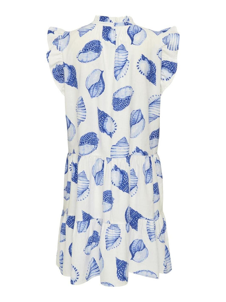 Only - Onlvera Capsl Short Dress - 4883146 Cloud Dancer Sea Shell