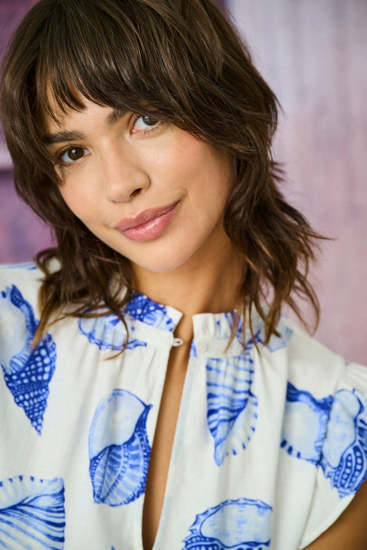 Only - Onlvera Capsl Short Dress - 4883146 Cloud Dancer Sea Shell Kjoler