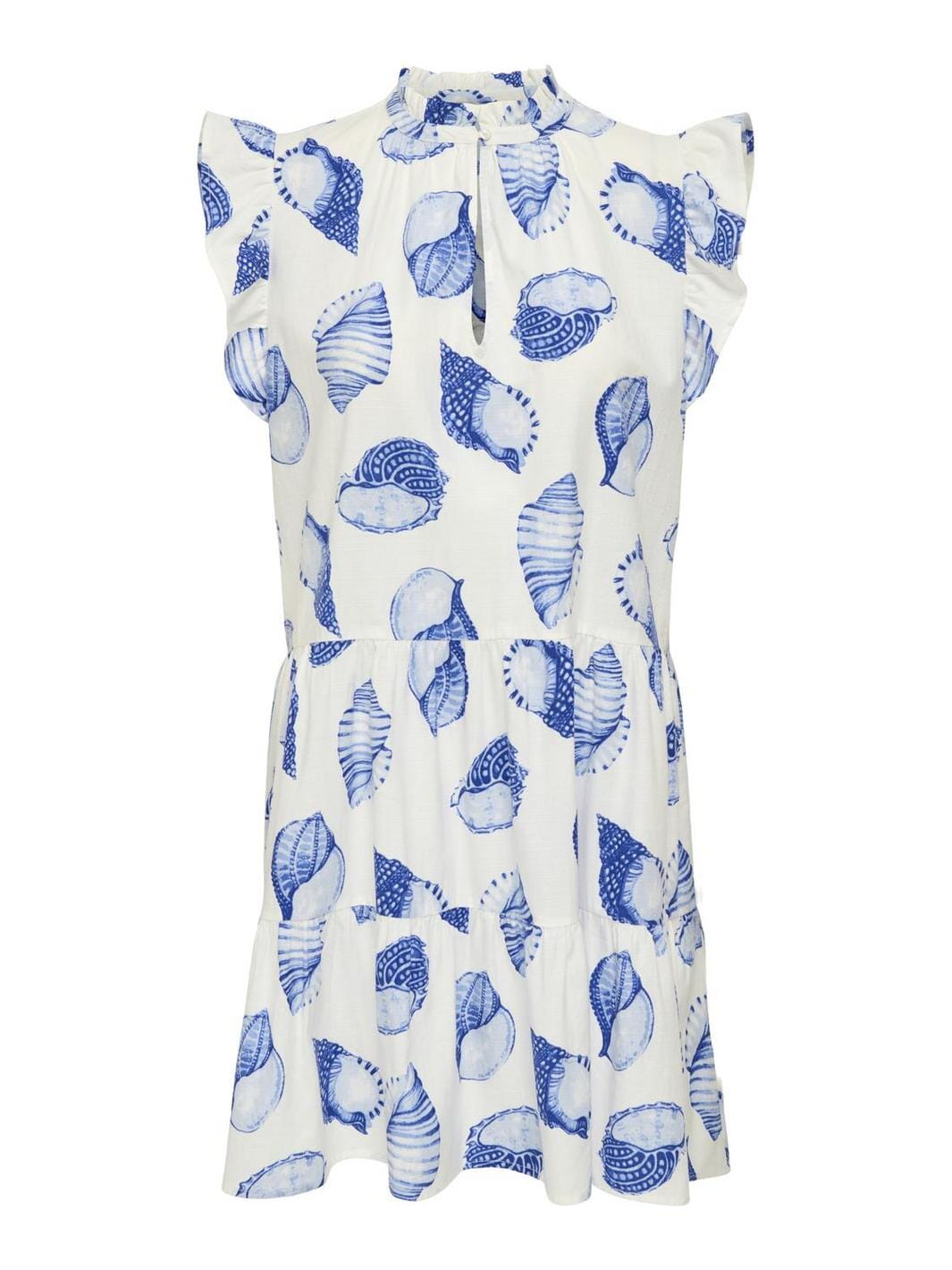 Only - Onlvera Capsl Short Dress - 4883146 Cloud Dancer Sea Shell
