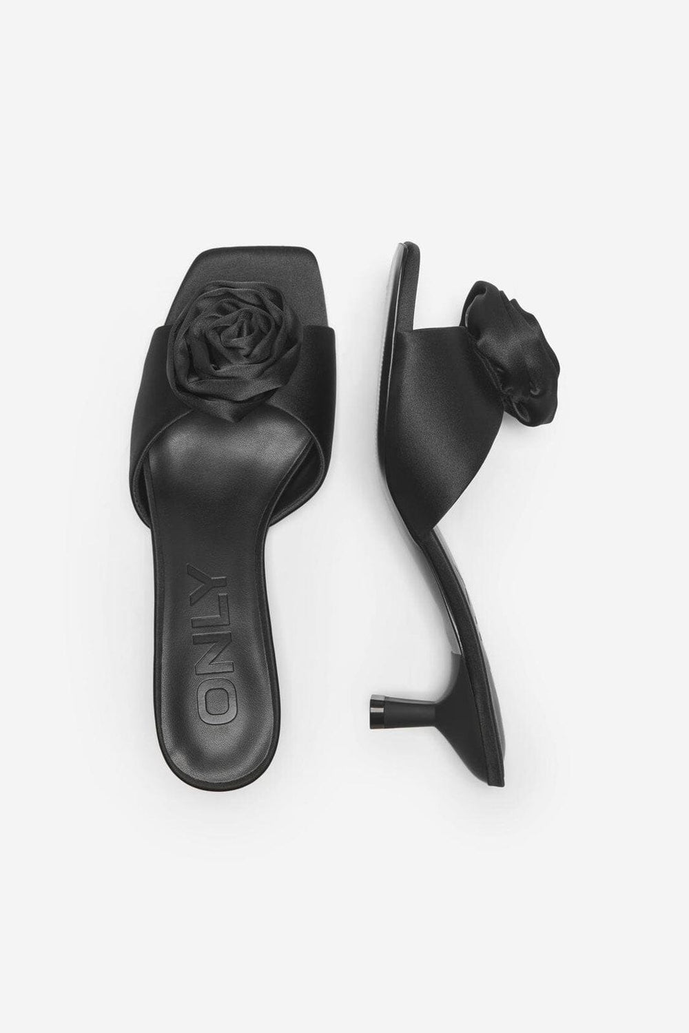 Only Shoes - Onlarie-2 Heeled Mule Rose - 4842617 Black