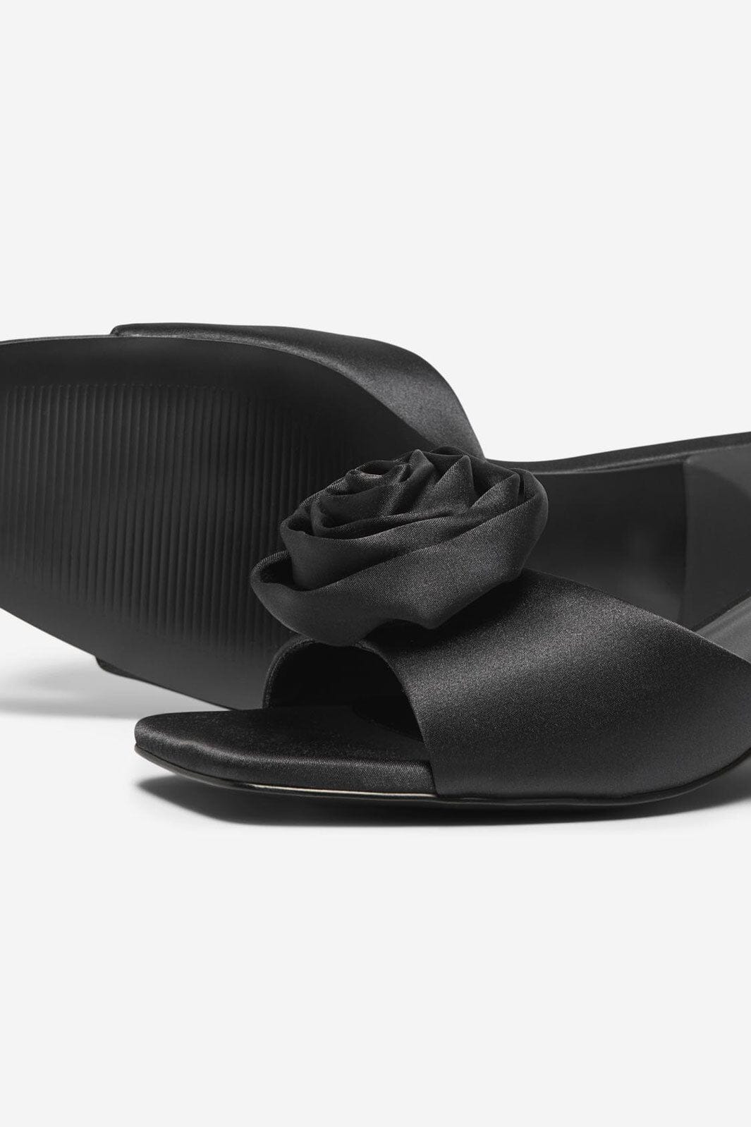 Only Shoes - Onlarie-2 Heeled Mule Rose - 4842617 Black