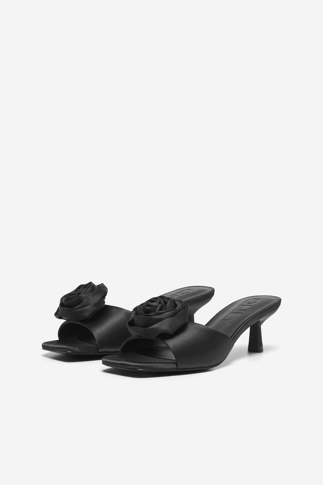 Only Shoes - Onlarie-2 Heeled Mule Rose - 4842617 Black