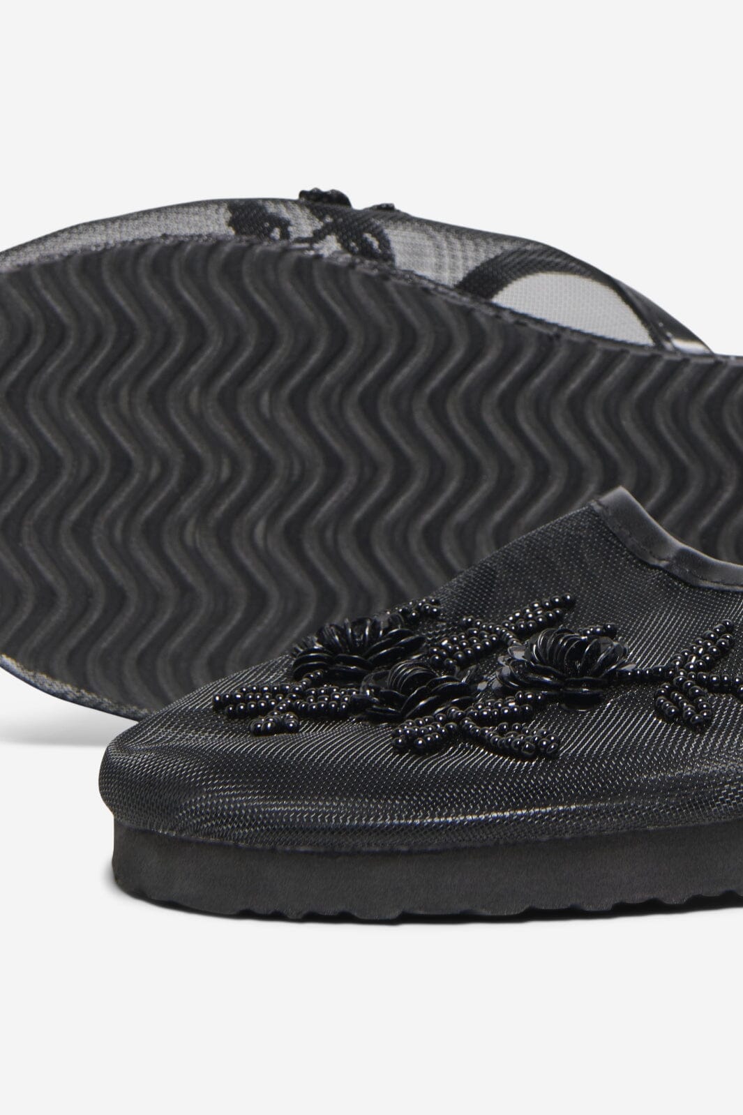 Only Shoes - Onlrio Mesh Bling Slipper - 4813580 Black Sandaler