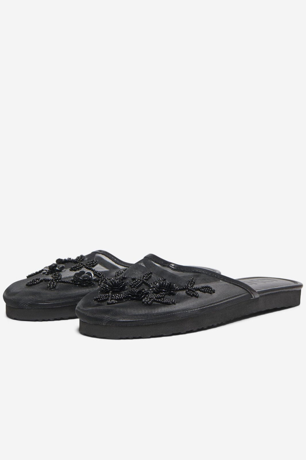 Only Shoes - Onlrio Mesh Bling Slipper - 4813580 Black Sandaler