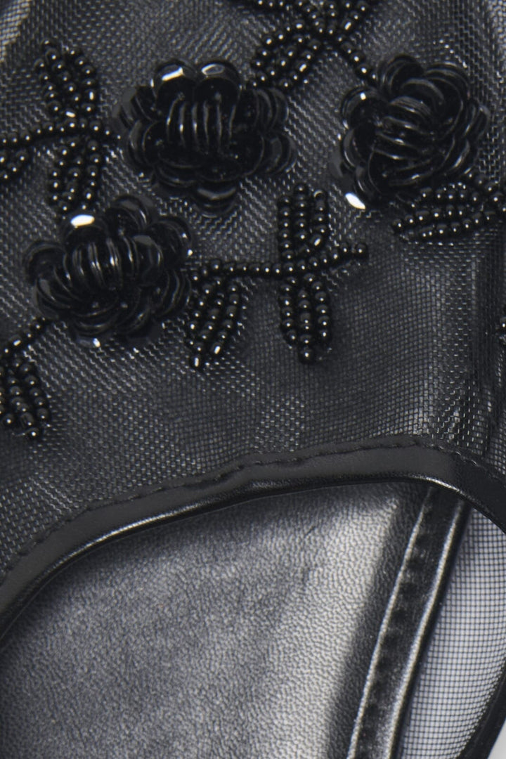 Only Shoes - Onlrio Mesh Bling Slipper - 4813580 Black Sandaler