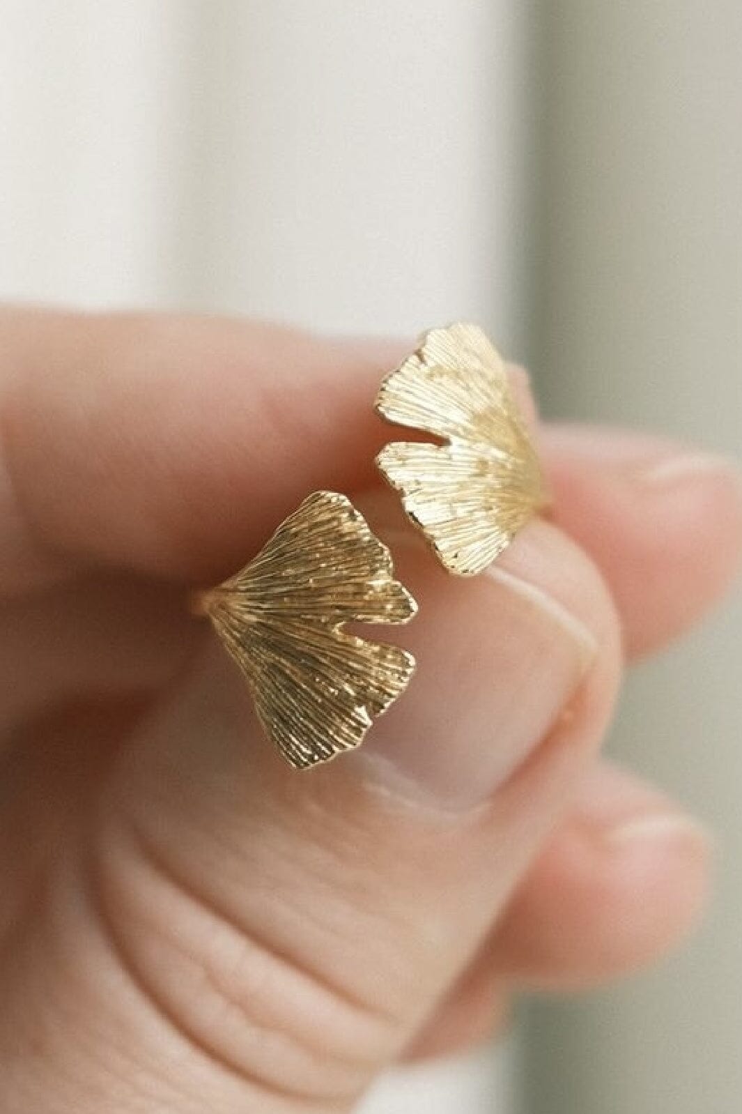 Pernille Corydon Jewellery - Biloba Ring - Gold Plated Ringe
