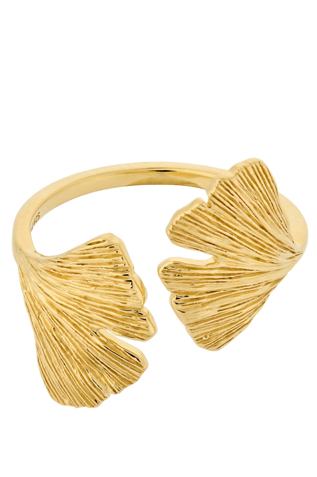 Pernille Corydon Jewellery - Biloba Ring - Gold Plated Ringe