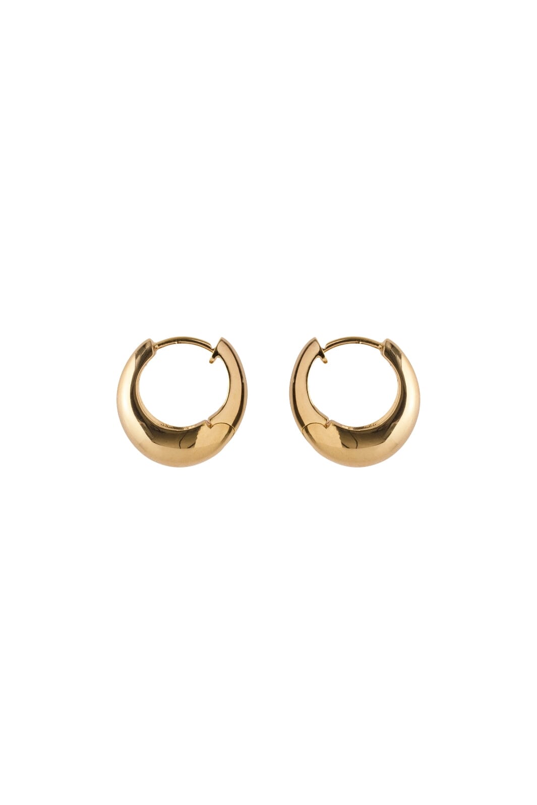 Pernille Corydon Jewellery - Mini Globe Huggies - Goldplated Øreringe
