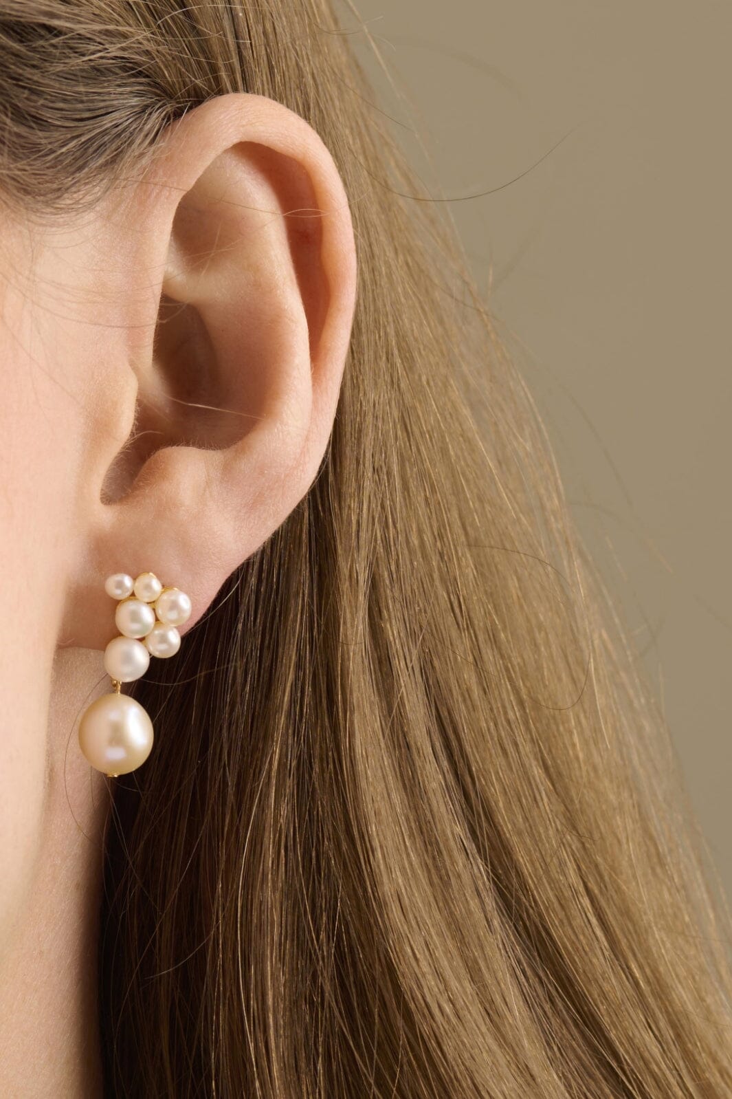 Pernille Corydon Jewellery - Ocean Treasure Earsticks - Gold Plated Øreringe