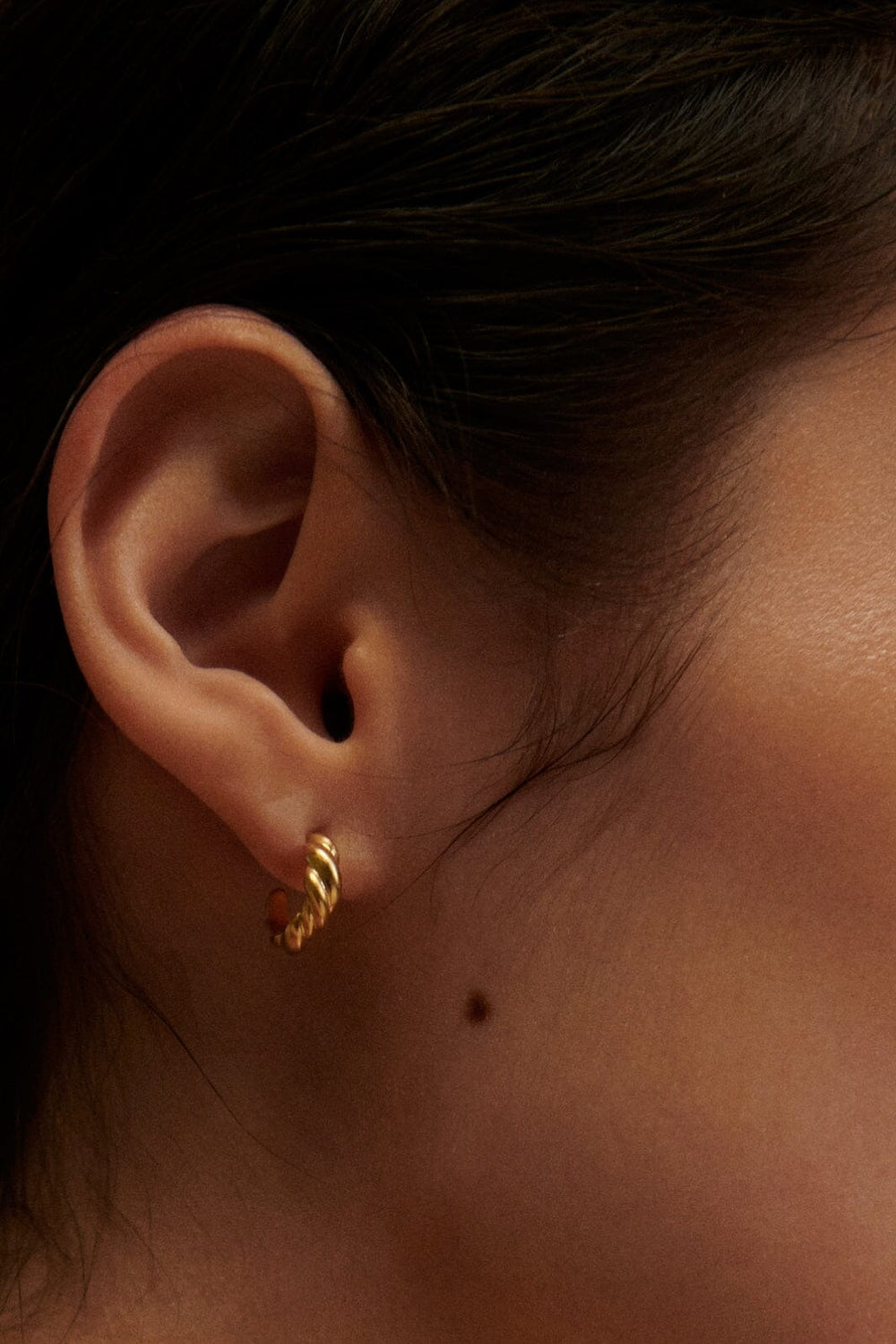 Pernille Corydon Jewellery - Small Hana Øreringes Size 12 Mm - Gold Plated Øreringe