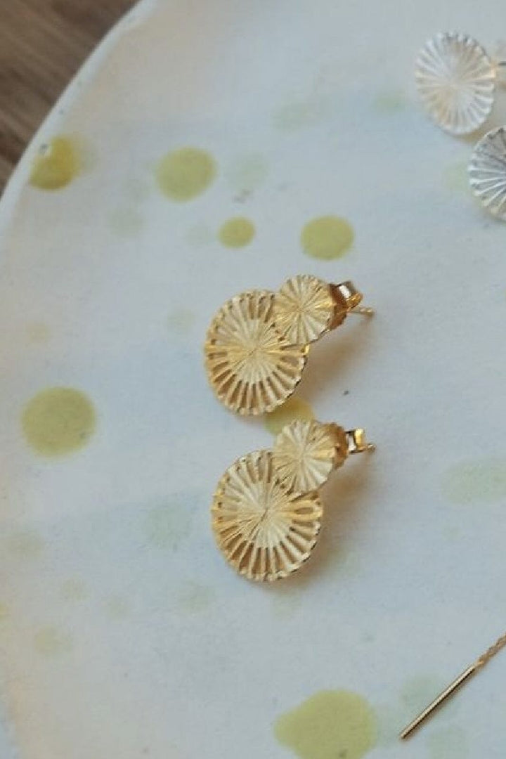 Pernille Corydon Jewellery - Small Starlight Øreringes Length 20 Mm - Gold Plated Øreringe