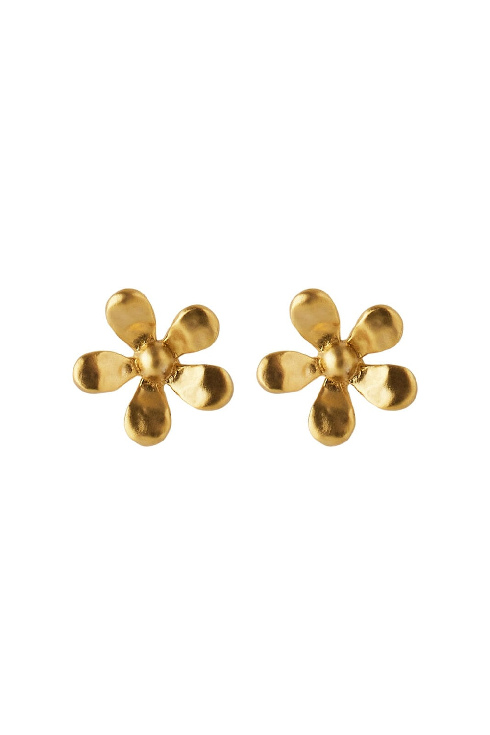 Pernille Corydon Jewellery - Wild Poppy Earstick - Goldplated Øreringe