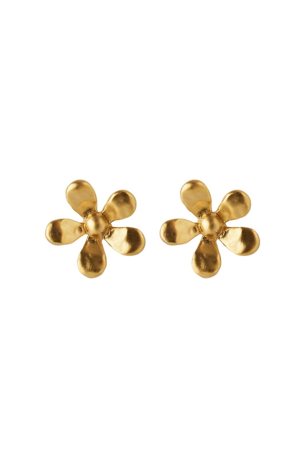 Pernille Corydon Jewellery - Wild Poppy Earstick - Goldplated Øreringe