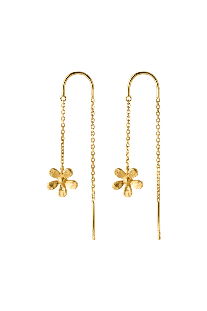 Pernille Corydon - Wild Poppy Earchains e-364-gp - Øreringe