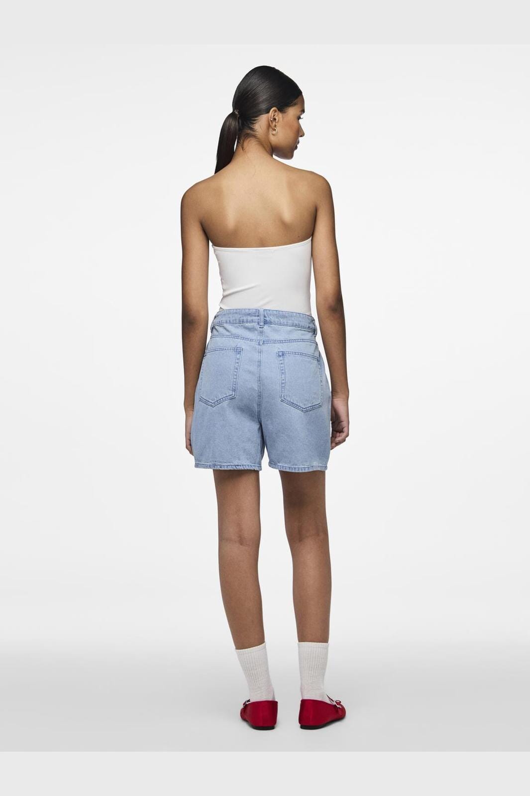 Pieces - Pcabbi Shorts - 4612794 Light Blue Denim