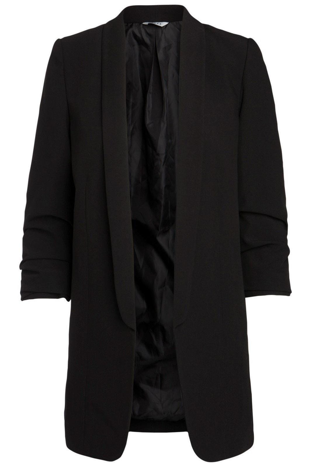 PIECES - Boss 3/4 Blazer - Black Blazer