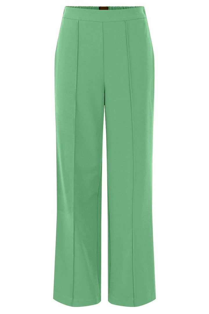 Pieces - Pcbossy Hw Wide Pants - Absinthe Green Bukser