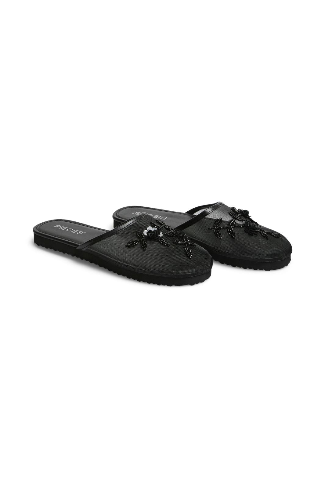 Pieces - Pcsophia Mesh Slipper Hg - 4742753 Black