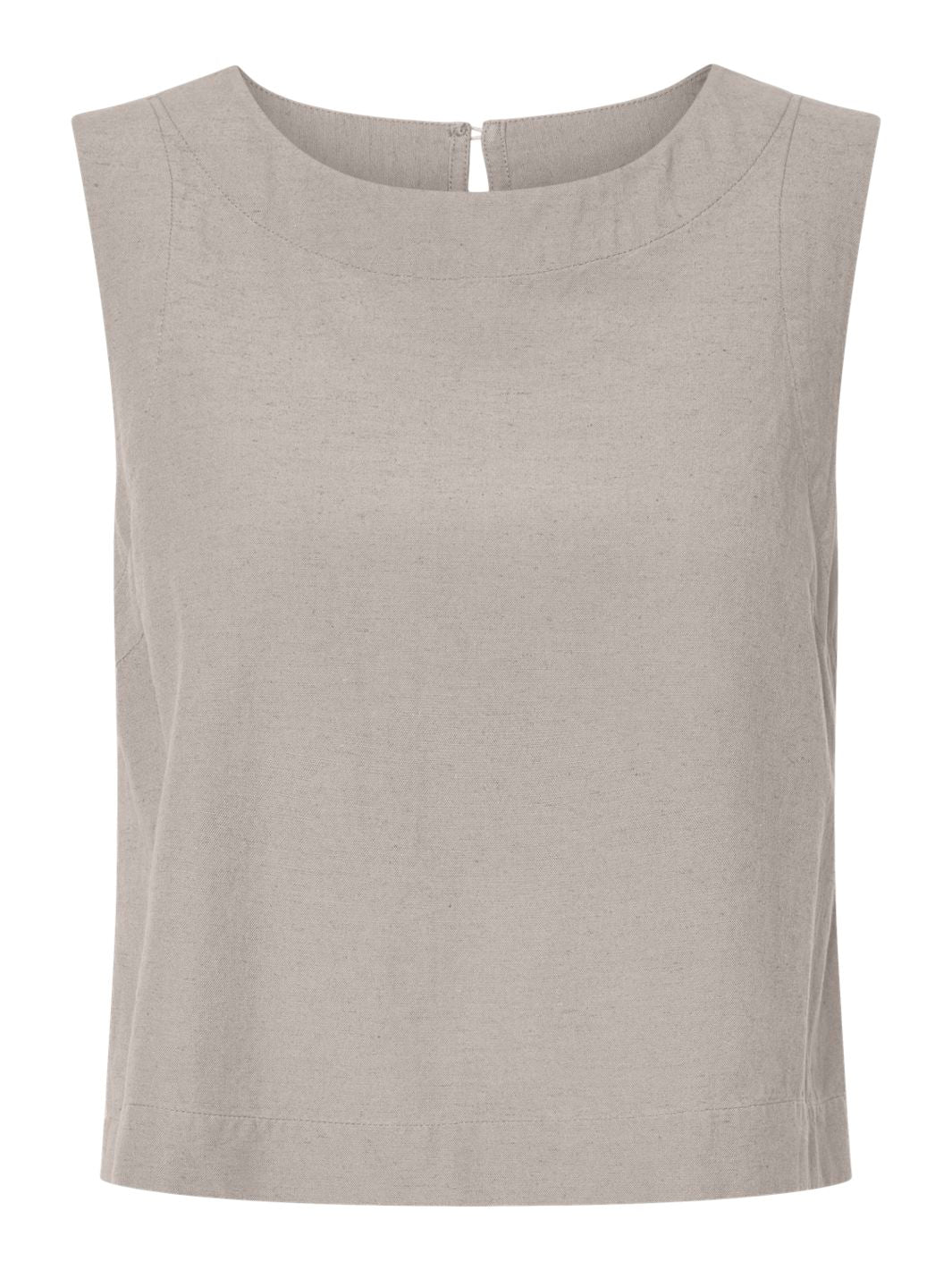 Pieces - Pctera Sl Top - 4793636 Silver Gray