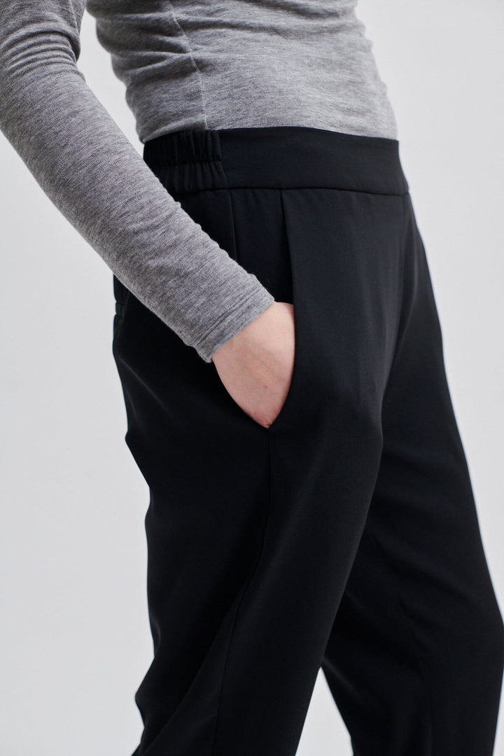Second Female - Garbo Trousers 53964 - 8001 Black Bukser