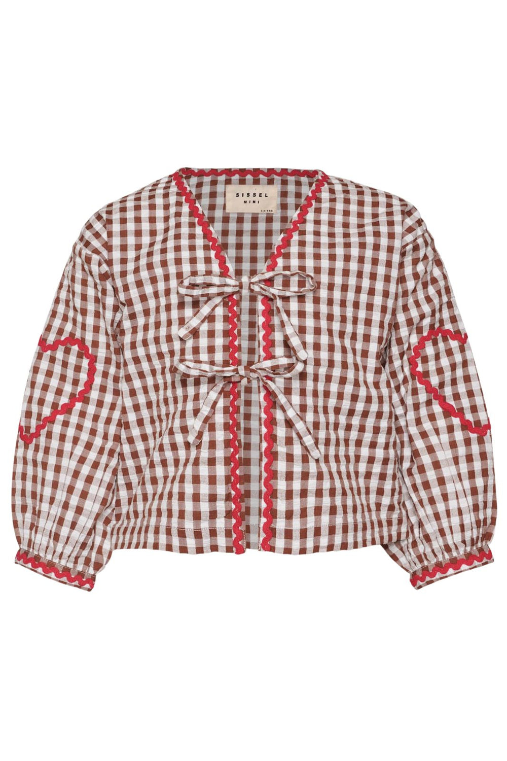 Sissel Edelbo - Astrid MINI Top SE 1679 - Brown Checks Bluser