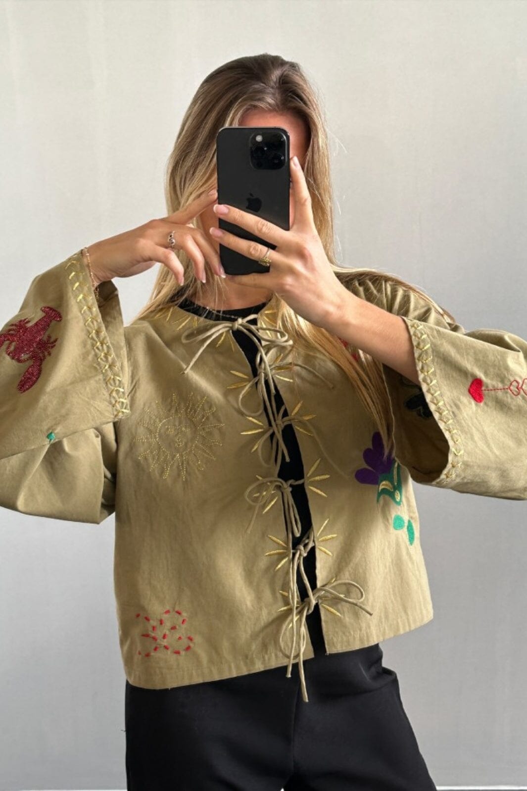 Sissel Edelbo - Sophie Organic Cotton Top • PRE-ORDER SE 1181 - Khaki Jakker