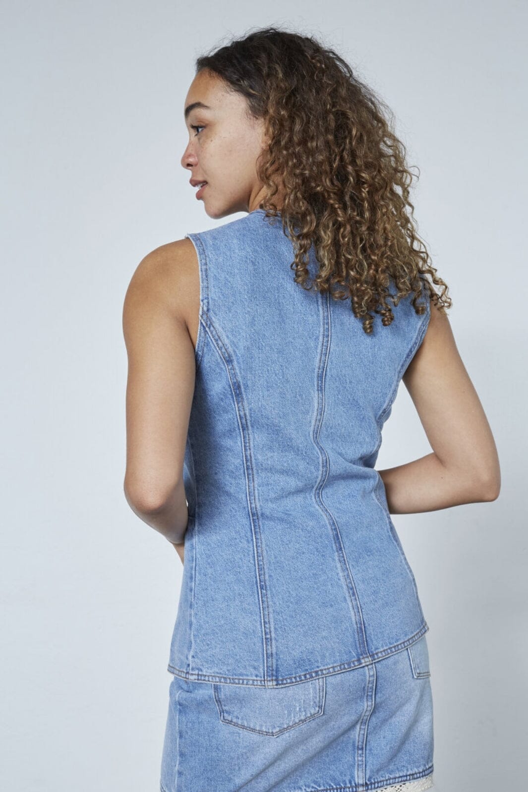 Sisters Point - Fela-Ve 18989 - 910 - L. Denim Veste