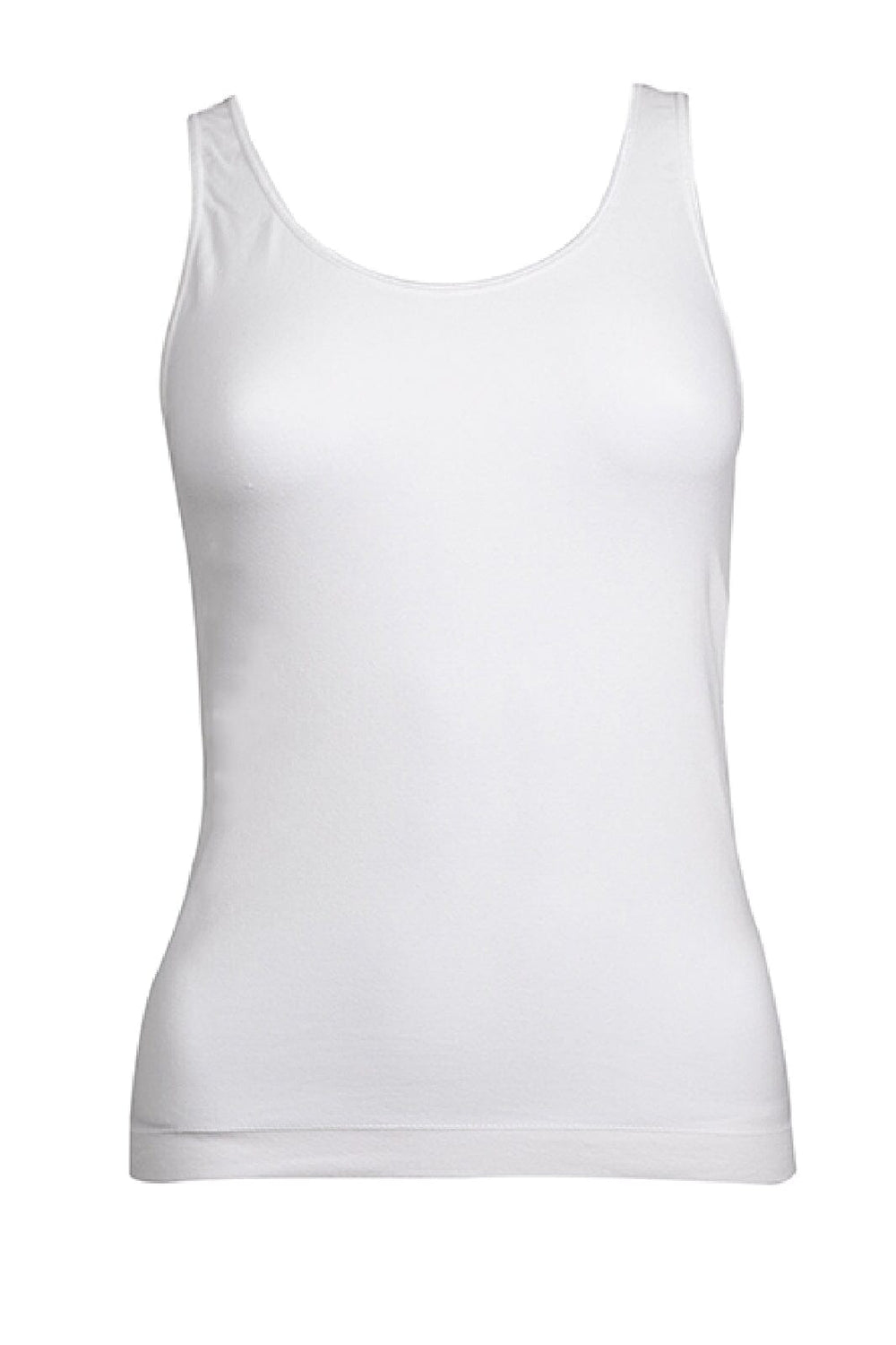 Soft basic - Haily Top wide strap 2 pak - white Undertrøjer