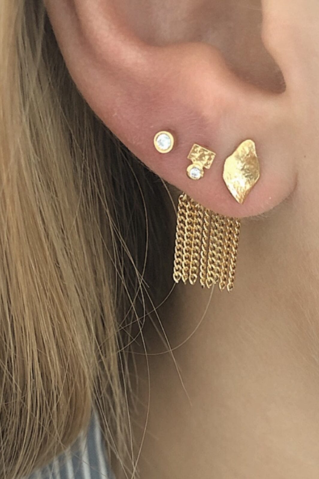 Stine A - Petit Ile De L'Amour Earring Gold - 1204-02-S Øreringe