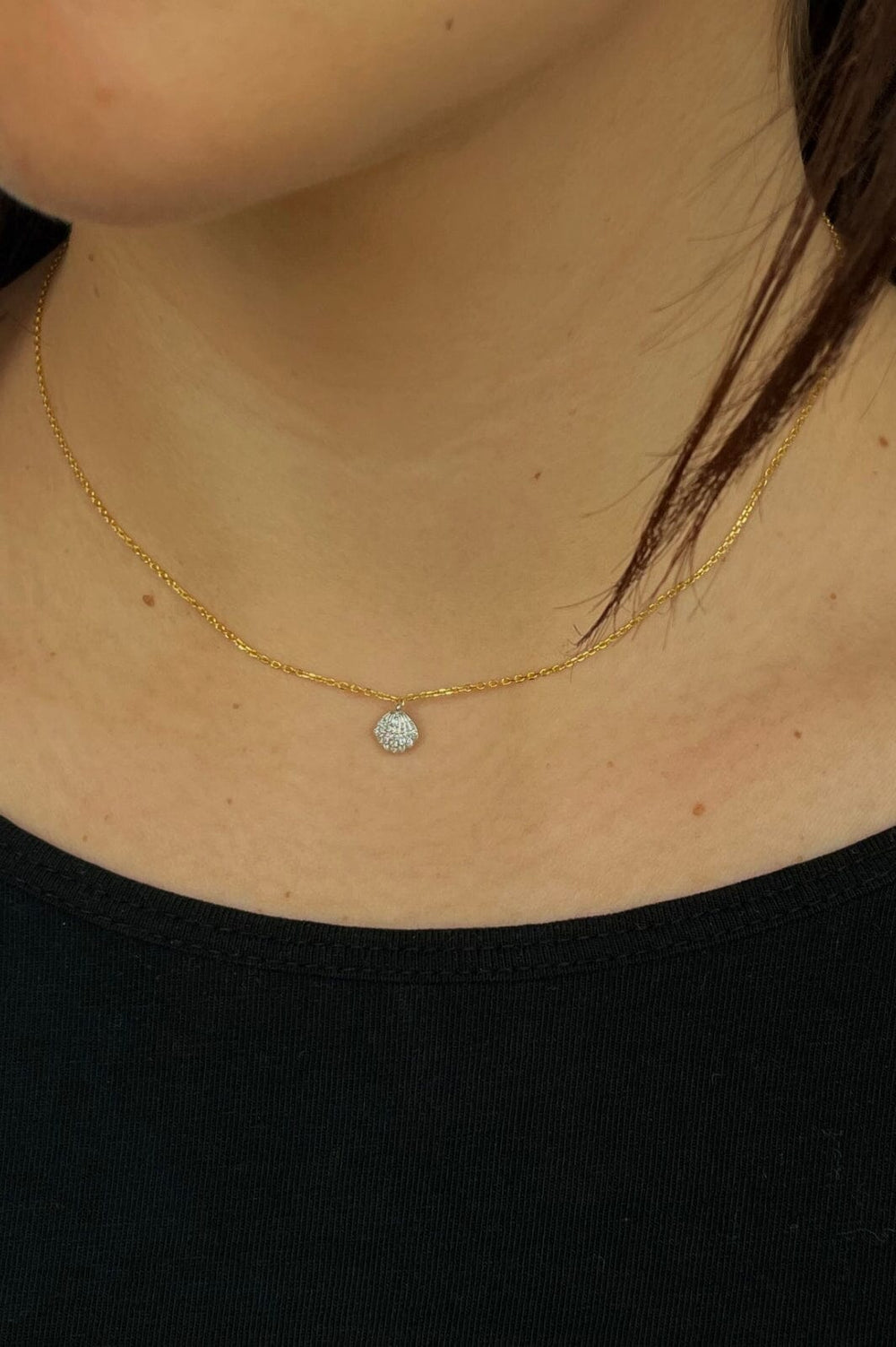 Stine A - Tres Petit Vintage Shell Necklace - 2056-0002-Os Halskæder